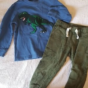 Dinosaur sweater and pants set